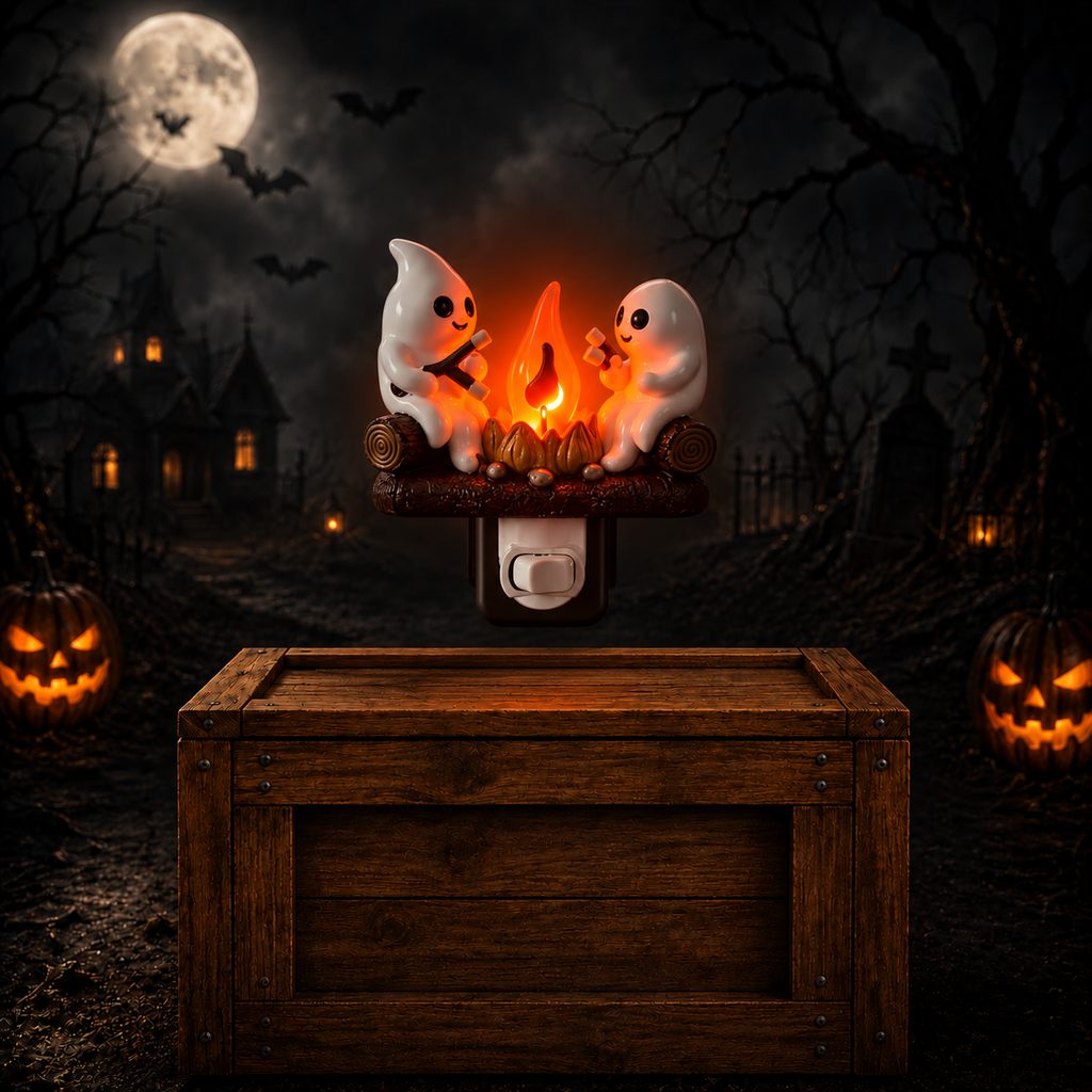 Light-Up Ghost Campfire Night Light